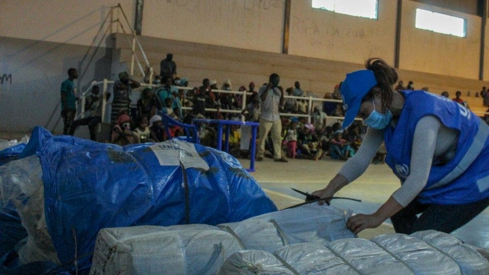 Curfew to start at 10pm in all provincial capitals; Around 30,000 refugees still around Palma town