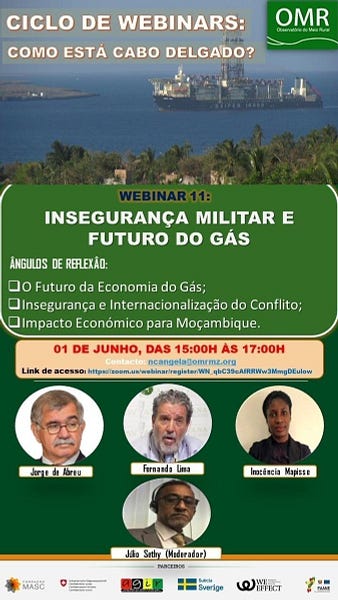 Cabo Delgado refugees face food aid shortage in August; Mozambique’s difficult decade provides lessons for the future