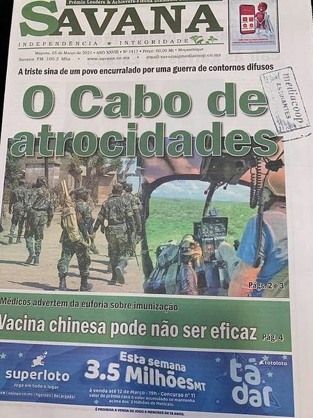 Vaccination plan published, as Nyusi reopens schools; Insurgents threaten Nangade sede